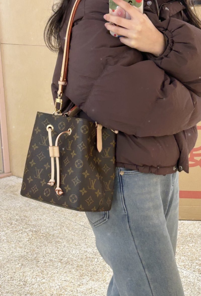 Louis Vuitton Monogram Canvas Bucket Shoulder Bag view