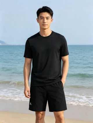 Black Casual Shorts