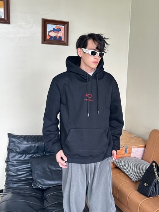 Black Heart Logo Hoodie