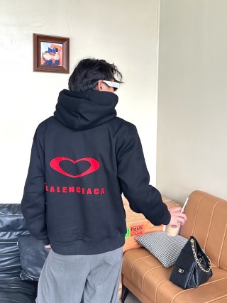 Black Heart Logo Hoodie view 2