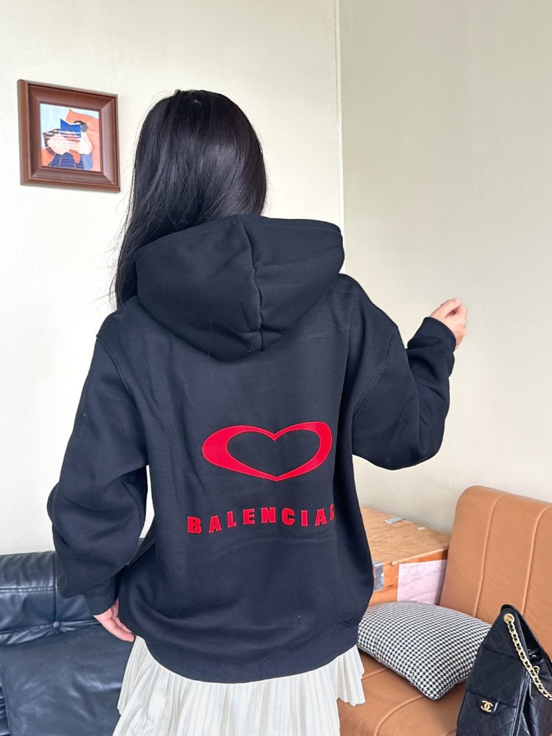 Black Heart Logo Hoodie view