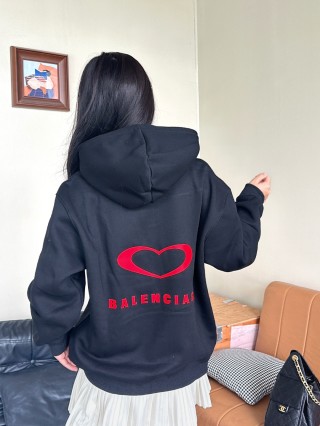 Black Heart Logo Hoodie view 5