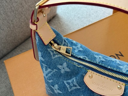 Louis Vuitton Denim Bento Box Bag Blue view 9