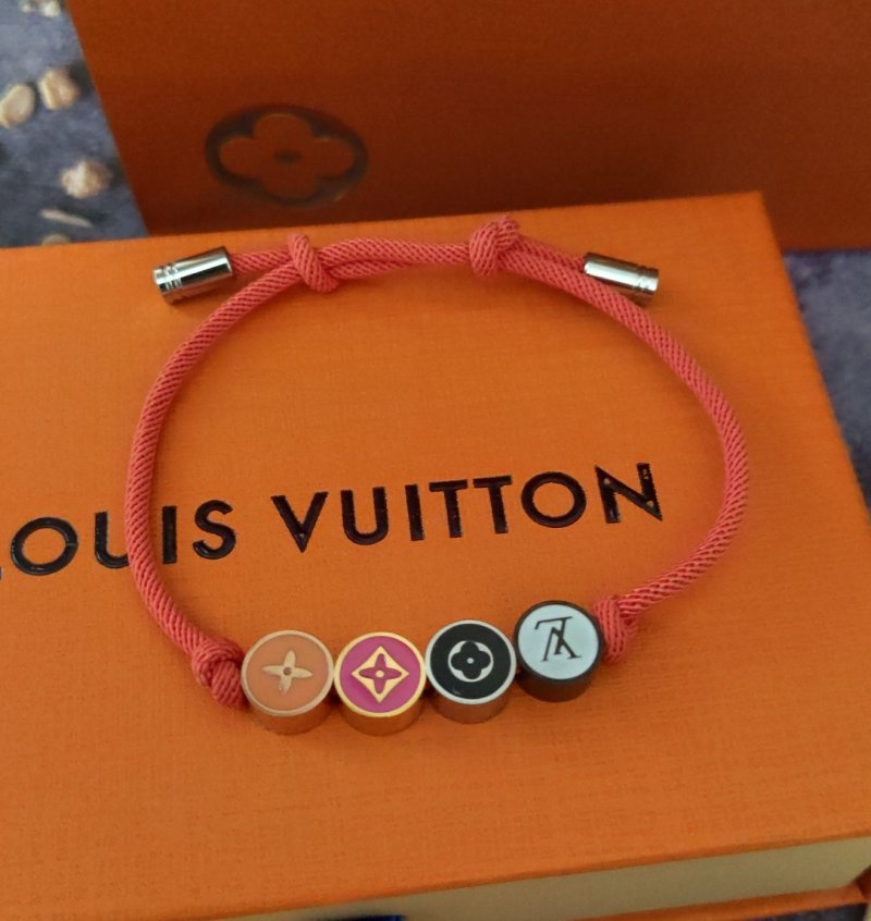 Louis Vuitton Colors Beads Bracelet Orange