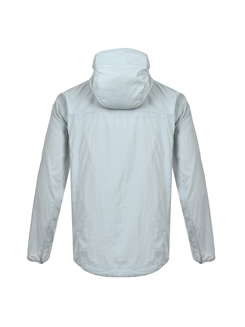 Arc'teryx Silver Lightweight Windbreaker Jacket view