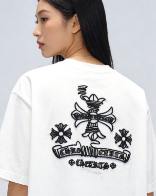Essentials White Short Sleeve T-Shirt with Black Logo view 2