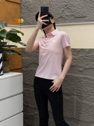 Women's Ice-Silk Quick-Dry Polo Shirt - Pink