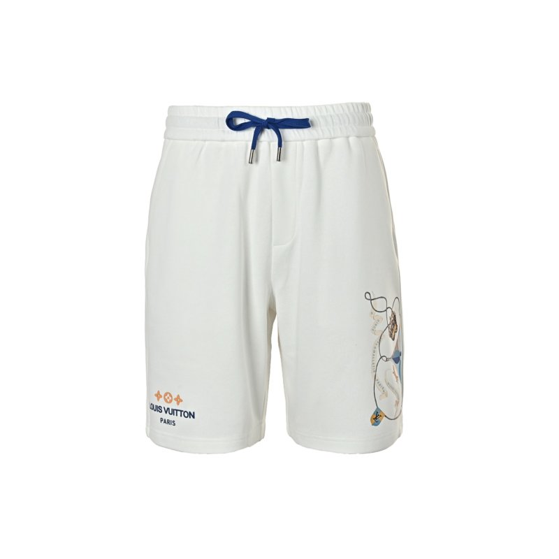 Louis Vuitton Monogram Shorts White