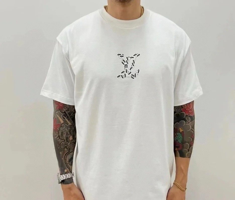 White Graphic Print Short Sleeve T-Shirt