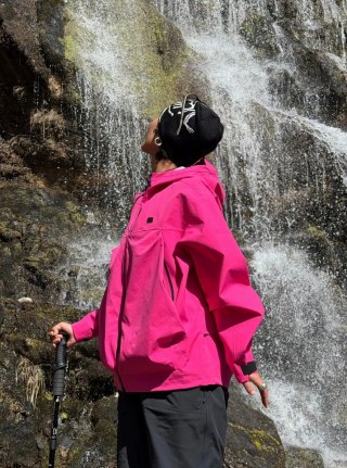 Stone Island Hot Pink Shell Windbreaker Jacket