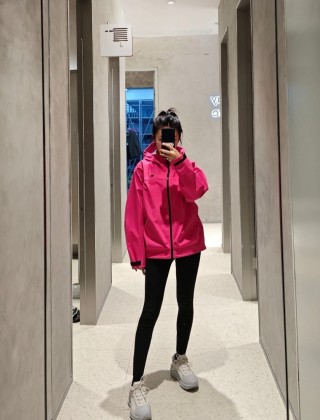 Stone Island Hot Pink Shell Windbreaker Jacket view 4