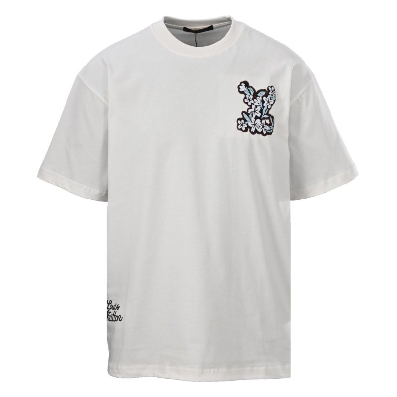 White Graphic Print Short Sleeve T-Shirt view
