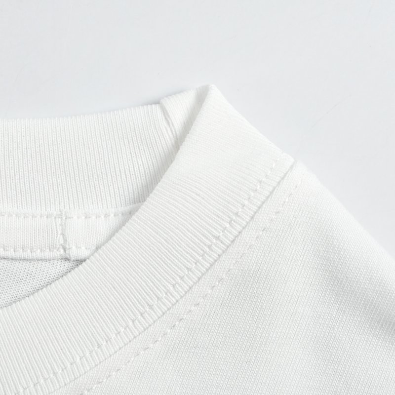 Moncler White Short Sleeve T-Shirt with Embroidered Logo view