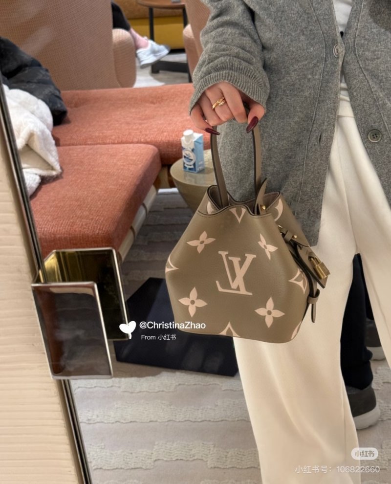Louis Vuitton Monogram Canvas Shoulder Bag Taupe view