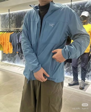 Arc'teryx Slate Blue Windbreaker Jacket