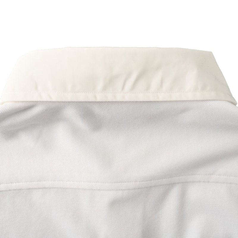 Loro Piana White Button-Down Oxford Shirt view