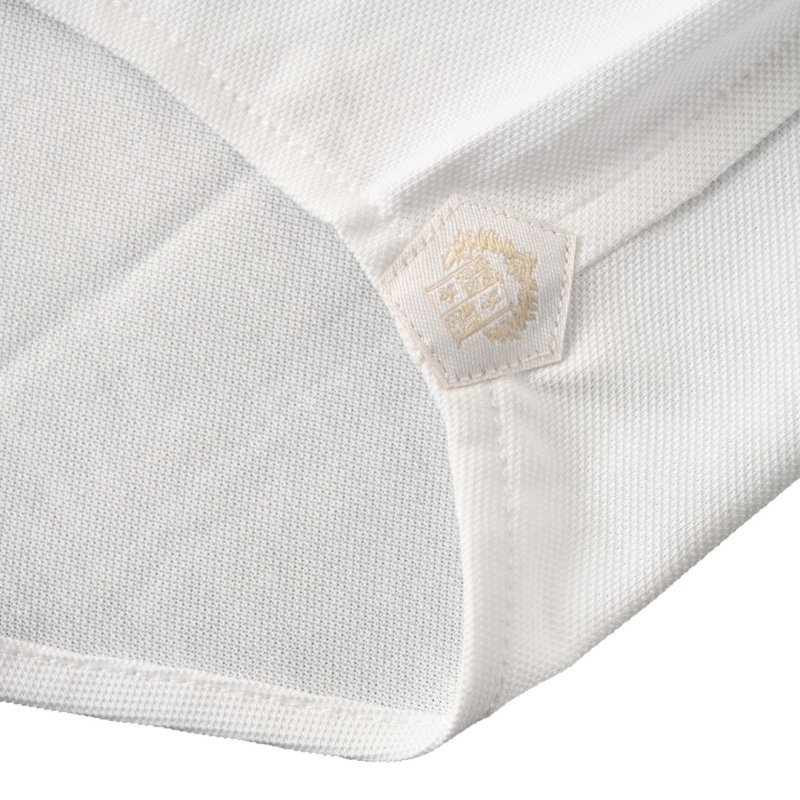 Loro Piana White Button-Down Oxford Shirt view