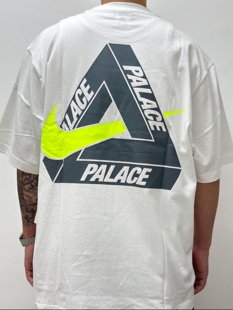 Palace Tri-Colour Graphic White T-Shirt