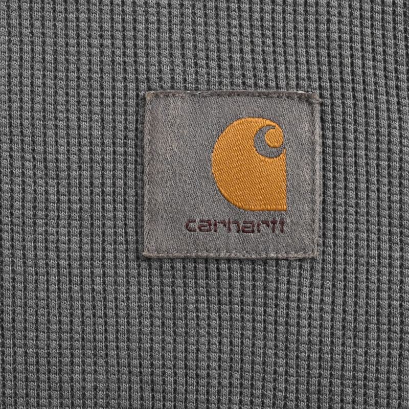 Carhartt WIP Long Sleeve Pocket Tee Charcoal view