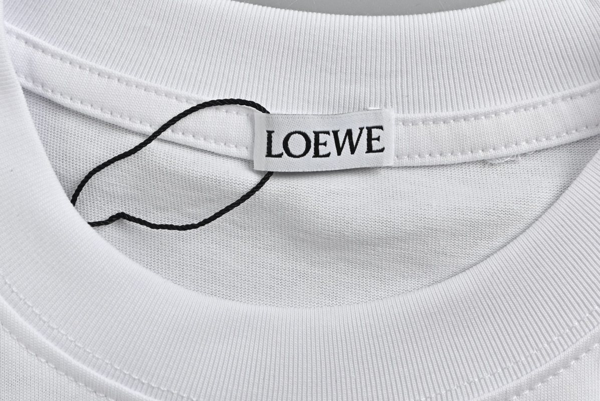 Love Birds Embroidered White T-Shirt view