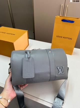 Louis Vuitton Keepall 27 Pillow Bag Grey view 8