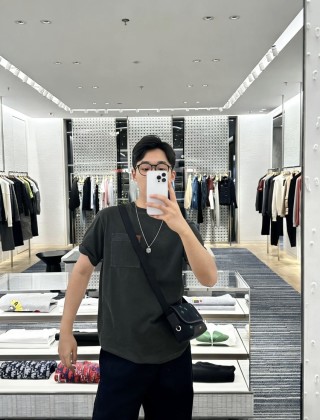 Essentials Black Short Sleeve T-Shirt view 7