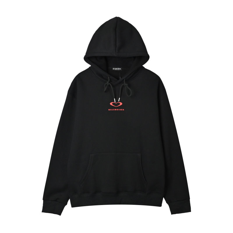 Black Heart Logo Hoodie view
