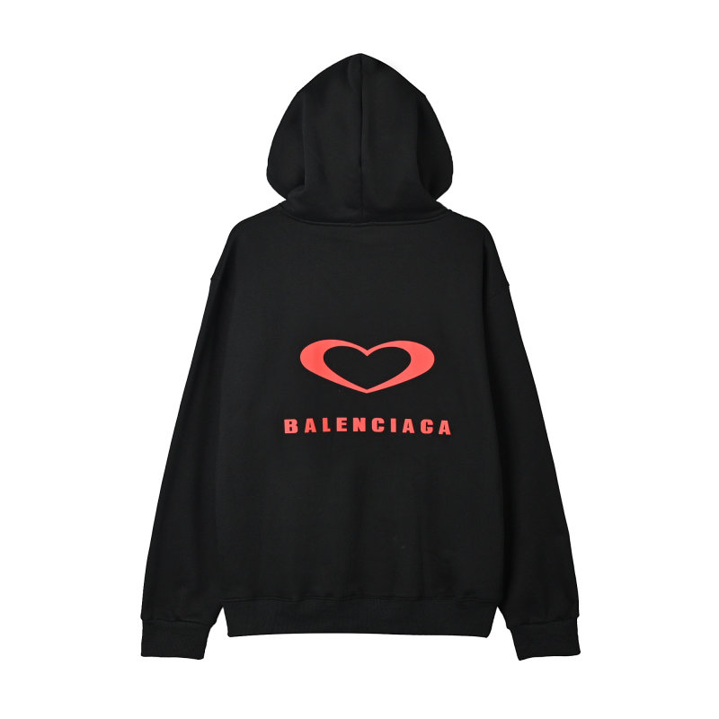 Black Heart Logo Hoodie view