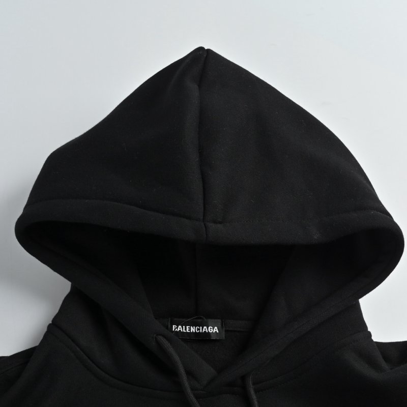 Black Heart Logo Hoodie view