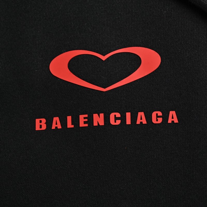 Black Heart Logo Hoodie view