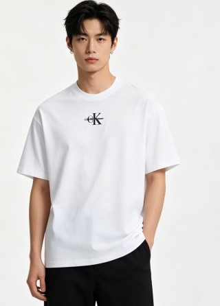 Calvin Klein CK Monogram White T-Shirt