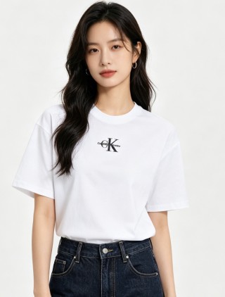 Calvin Klein CK Monogram White T-Shirt view 2