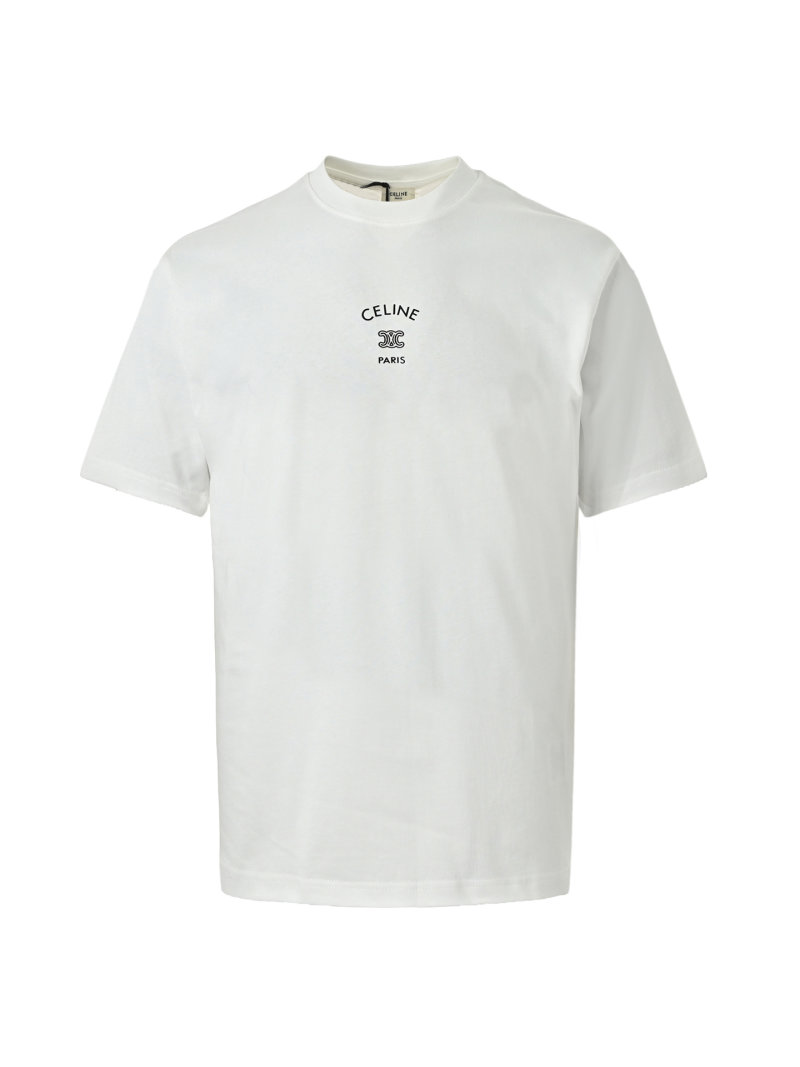 Celine Paris White Short Sleeve T-Shirt view