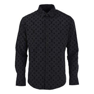 Louis Vuitton Monogram Black Button-Up Shirt view 7