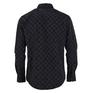 Louis Vuitton Monogram Black Button-Up Shirt view 9