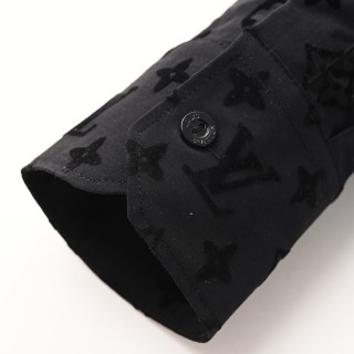 Louis Vuitton Monogram Black Button-Up Shirt view 11