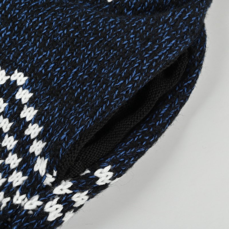 Black & Gold Argyle Knit Zip Jacket view