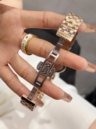 Omega Elegance 28MM Rose Gold Diamond Bezel Watch view 9