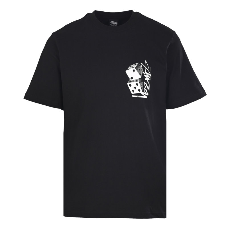 Black Graphic Print Short Sleeve T-Shirt view