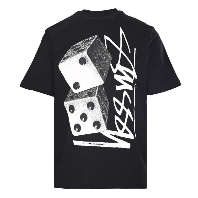 Black Graphic Print Short Sleeve T-Shirt view
