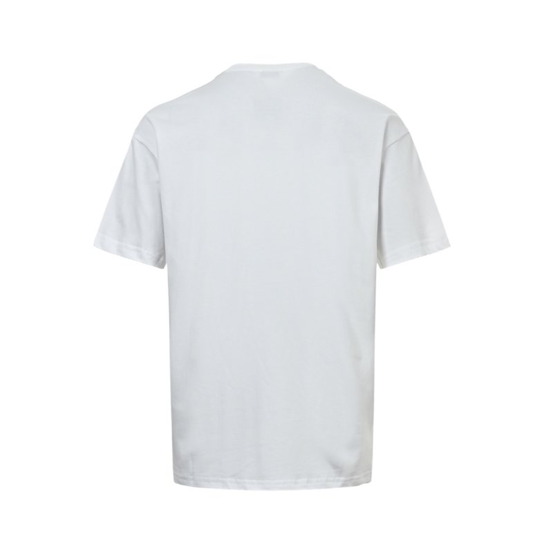 Moncler Logo Embroidered White T-Shirt view