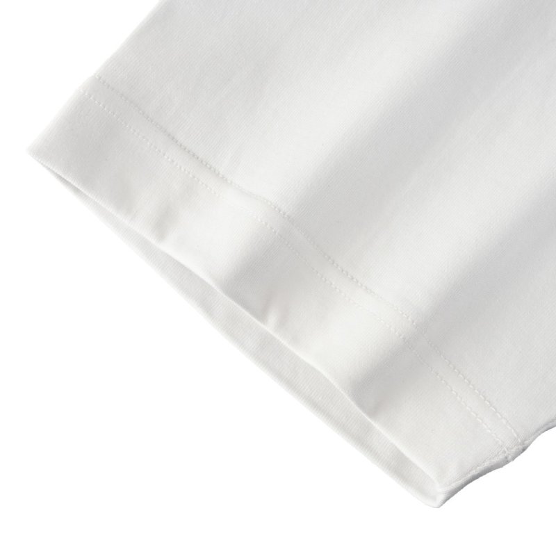 White Short Sleeve T-Shirt with Embroidered Star Detail view