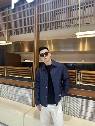 Stone Island Navy Blue Overshirt Jacket view 4
