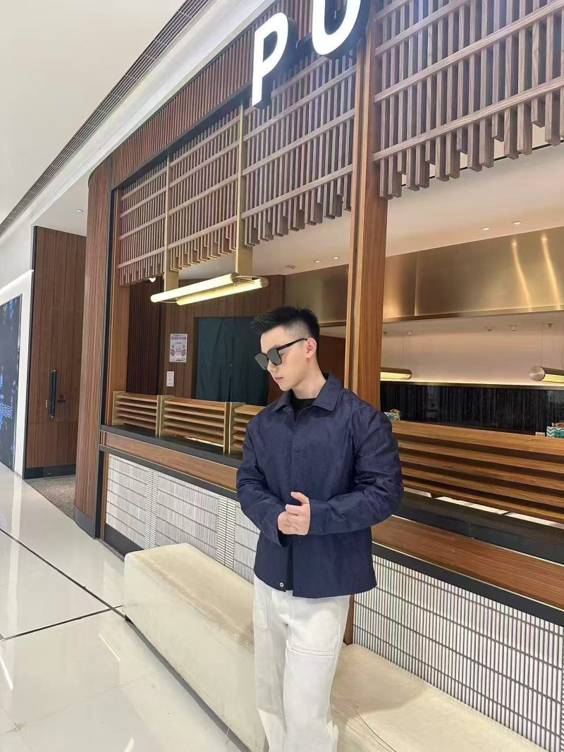 Stone Island Navy Blue Overshirt Jacket view