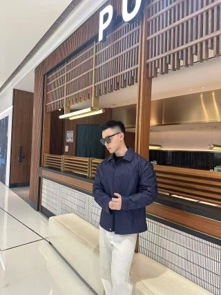 Stone Island Navy Blue Overshirt Jacket view 5