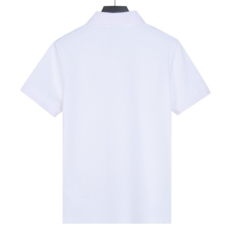 Moncler White Short-Sleeve Polo Shirt view