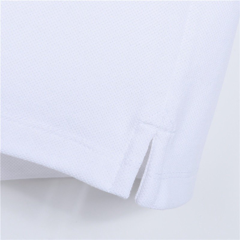 Moncler White Short-Sleeve Polo Shirt view