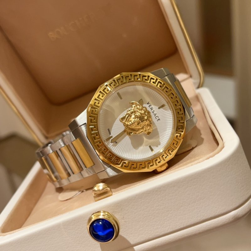Versace Medusa Gold Two-Tone Quartz Watch 38MM