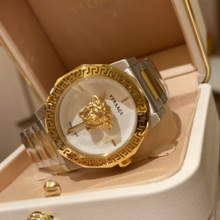 Versace Medusa Gold Two-Tone Quartz Watch 38MM view 4