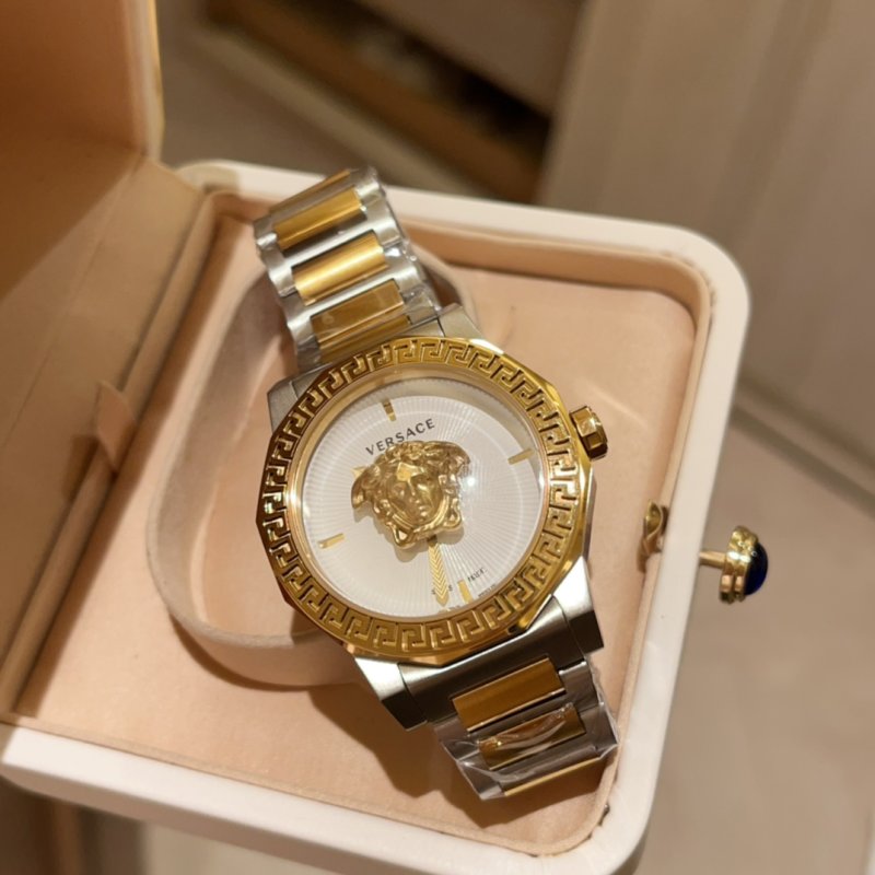 Versace Medusa Gold Two-Tone Quartz Watch 38MM view